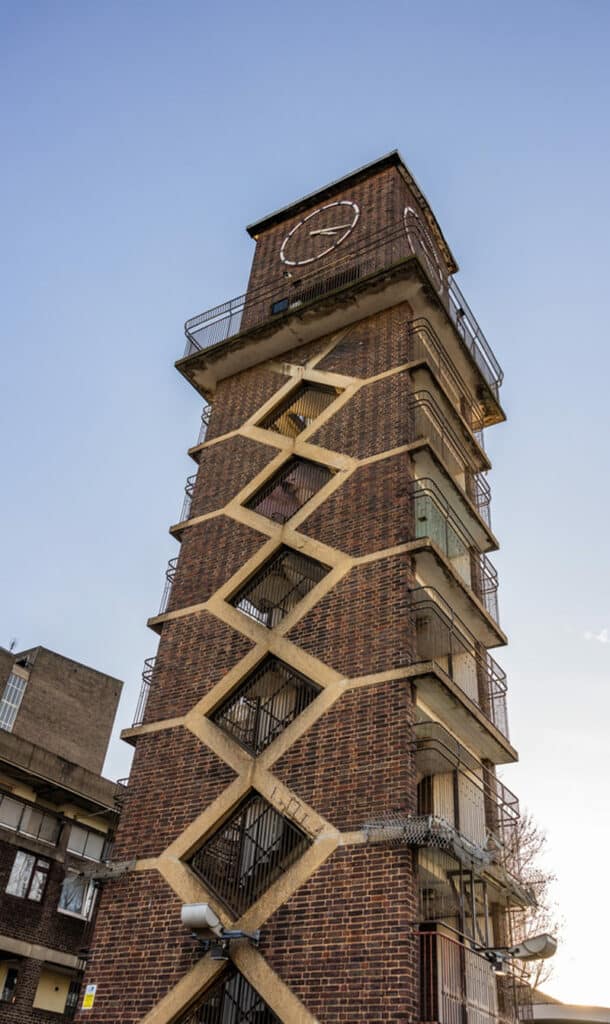 Chrisp Street Market Clock Tower