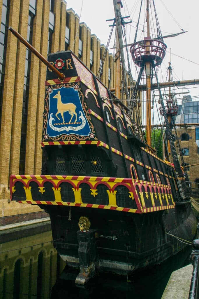 Sir Francis Drake's ship, the Golden Hinde