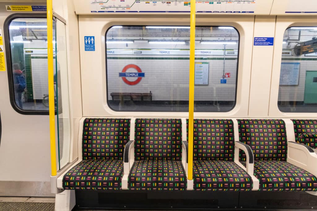  London underground train