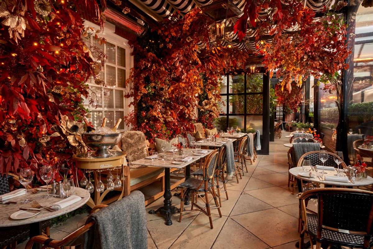 10 Cosy Winter Terraces in London