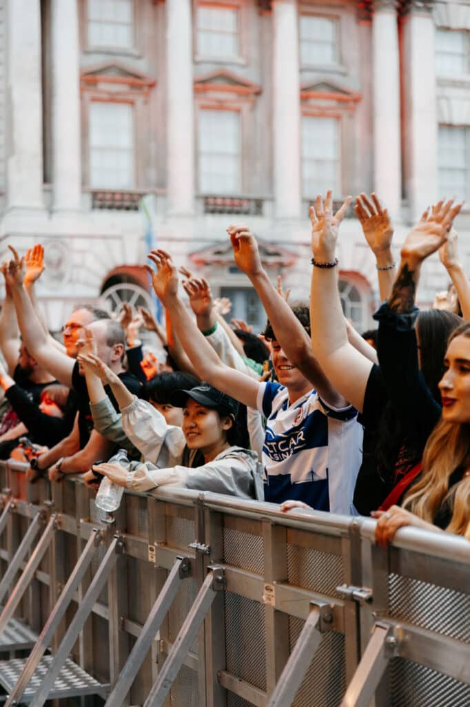 Crowd at the concert