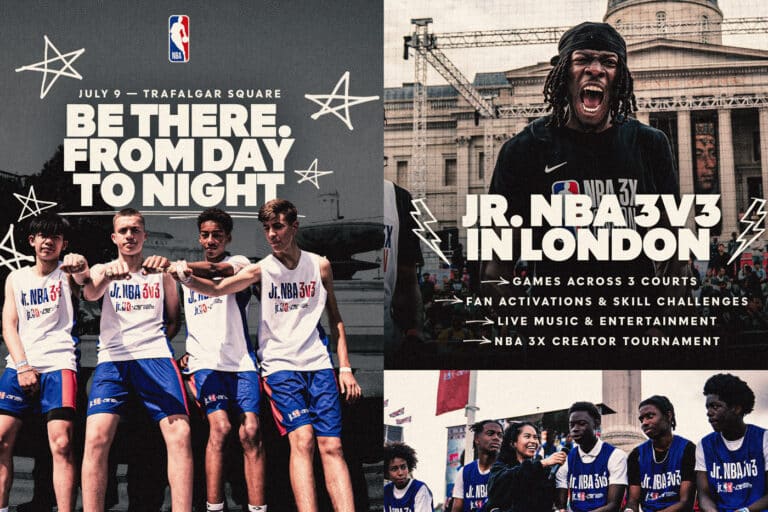DJ AG is bringing his street-set energy to Trafalgar Square for a day of NBA basketball in July