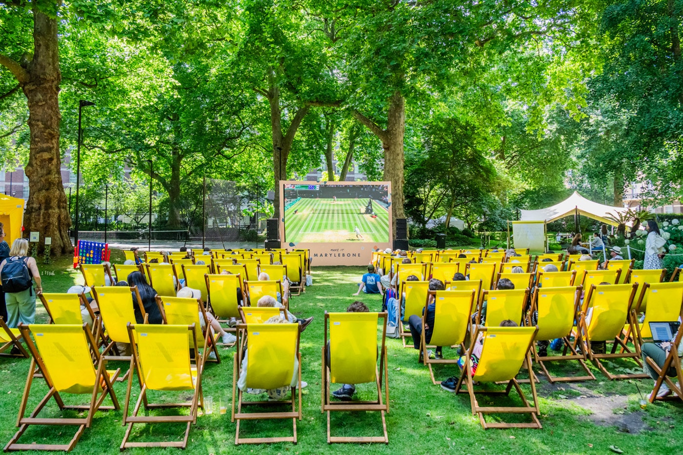 From a hidden Marylebone garden to a Peckham rooftop, here’s where London is watching Wimbledon