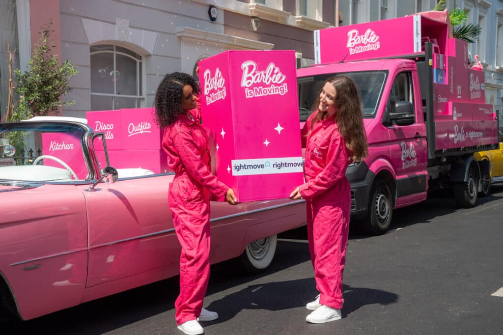 Moving the Barbie dreamhouse