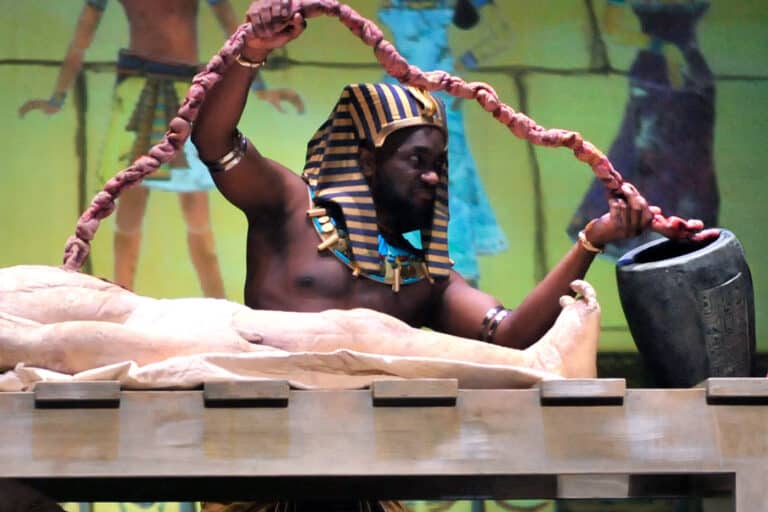 What happens when Horrible Histories meets 3,000-year-old Egyptian artefacts? This.