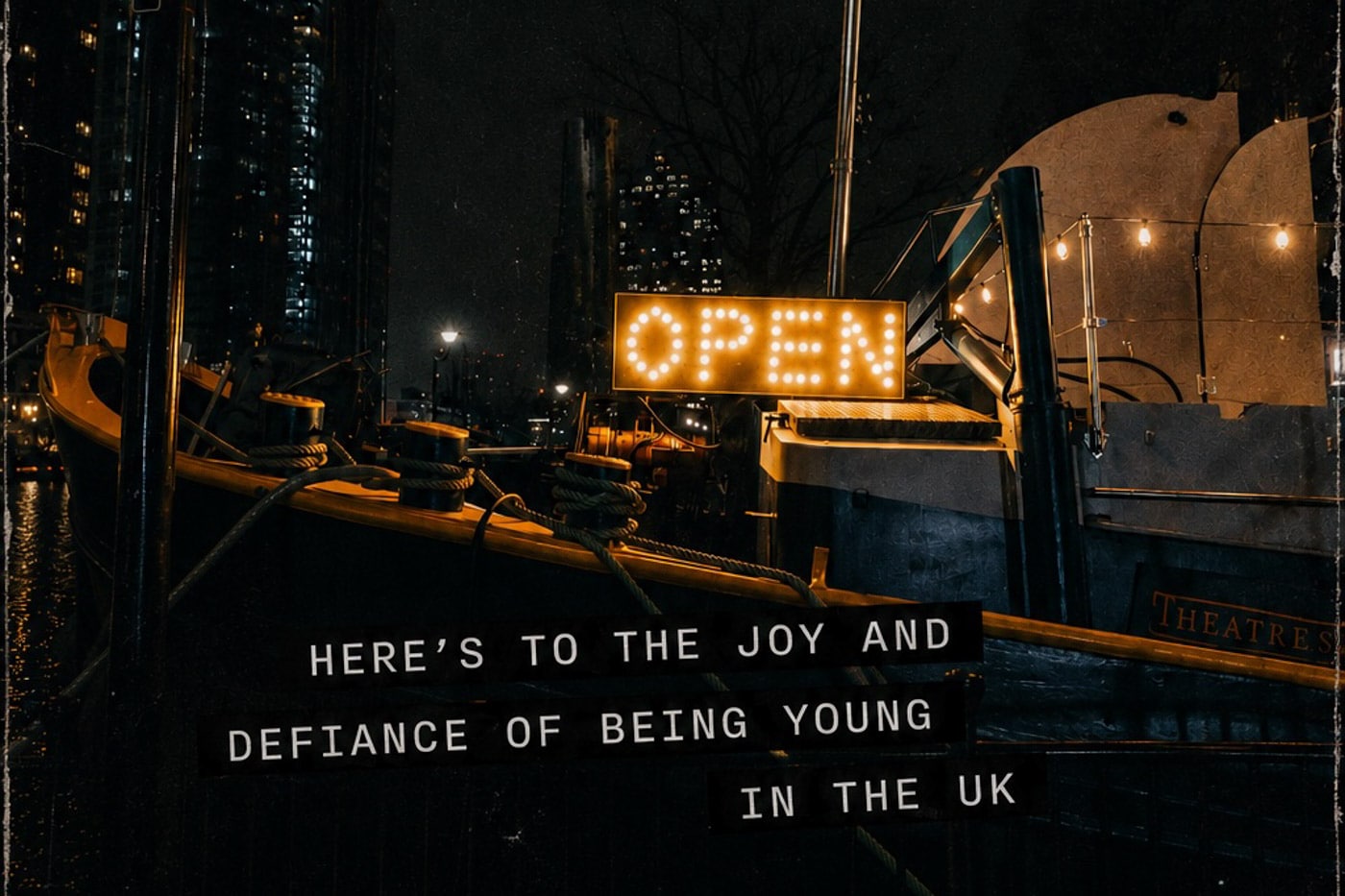 Quadrophenia, Human Traffic and This Is England are being screened on a 110-year-old cargo ship this summer, with live bands
