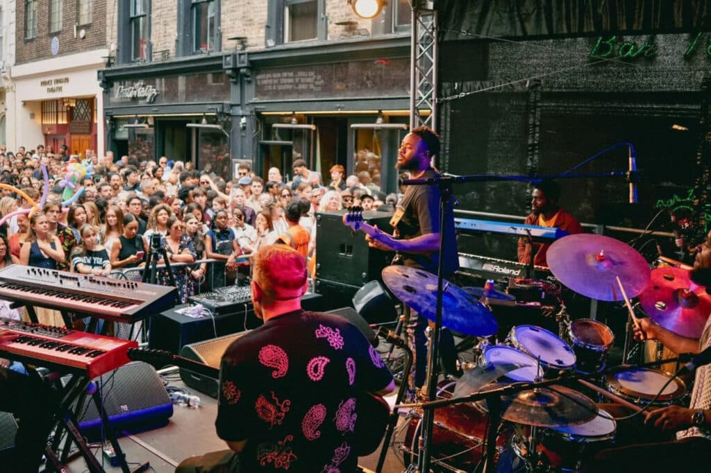 Ronnie Scott’s is closing Frith Street to traffic and filling it with free live music this August