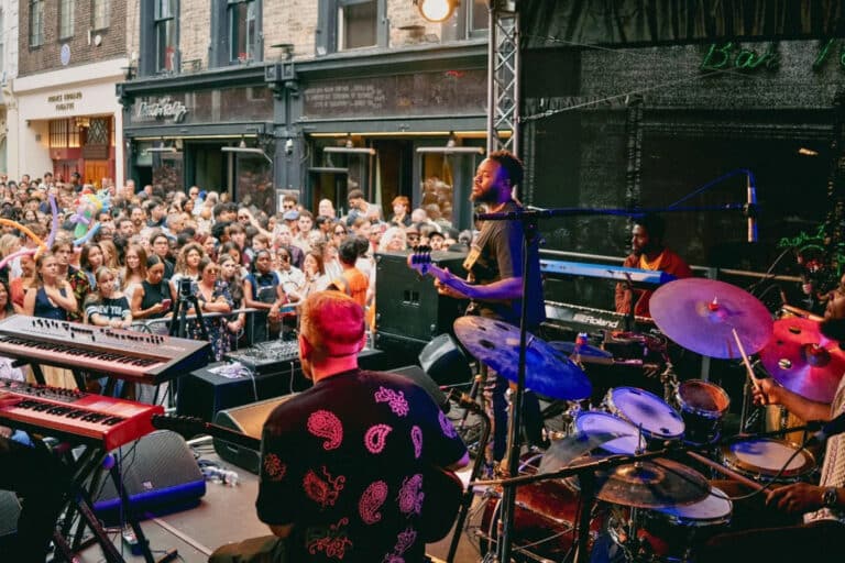 Ronnie Scott’s is closing Frith Street to traffic and filling it with free live music this August