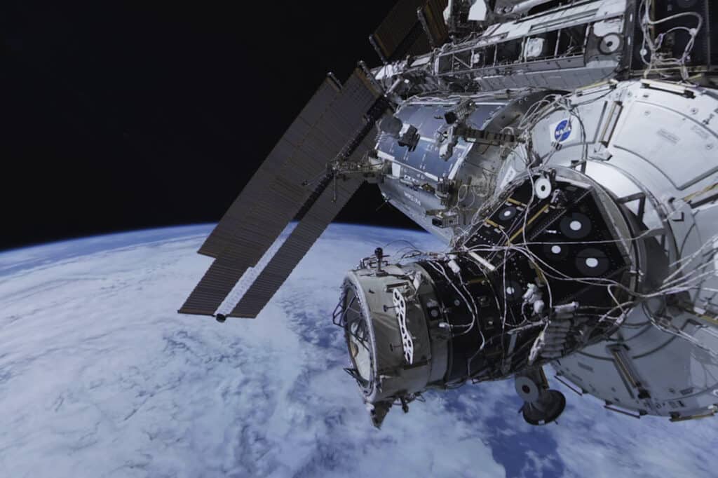 A view of the Earth from the ISS