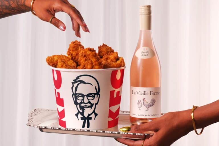 Tenders and rosé, hot wings and red: KFC and La Vieille Ferme’s wine bar pops up in Shoreditch this bank holiday
