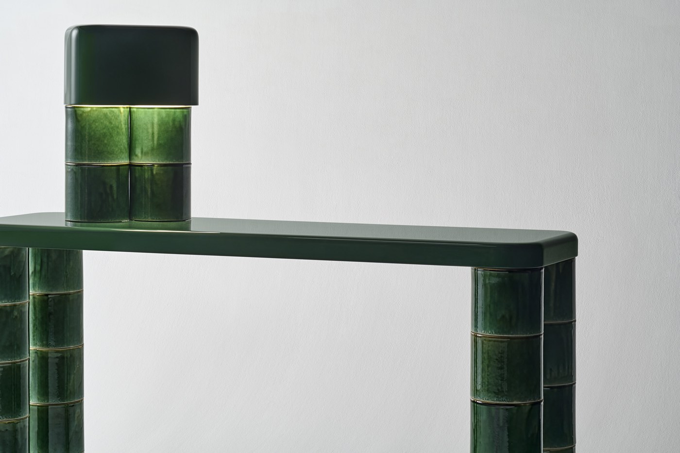 Fushi, a console and lighting piece by Yohei Ito and David Caon for Craft x Tech