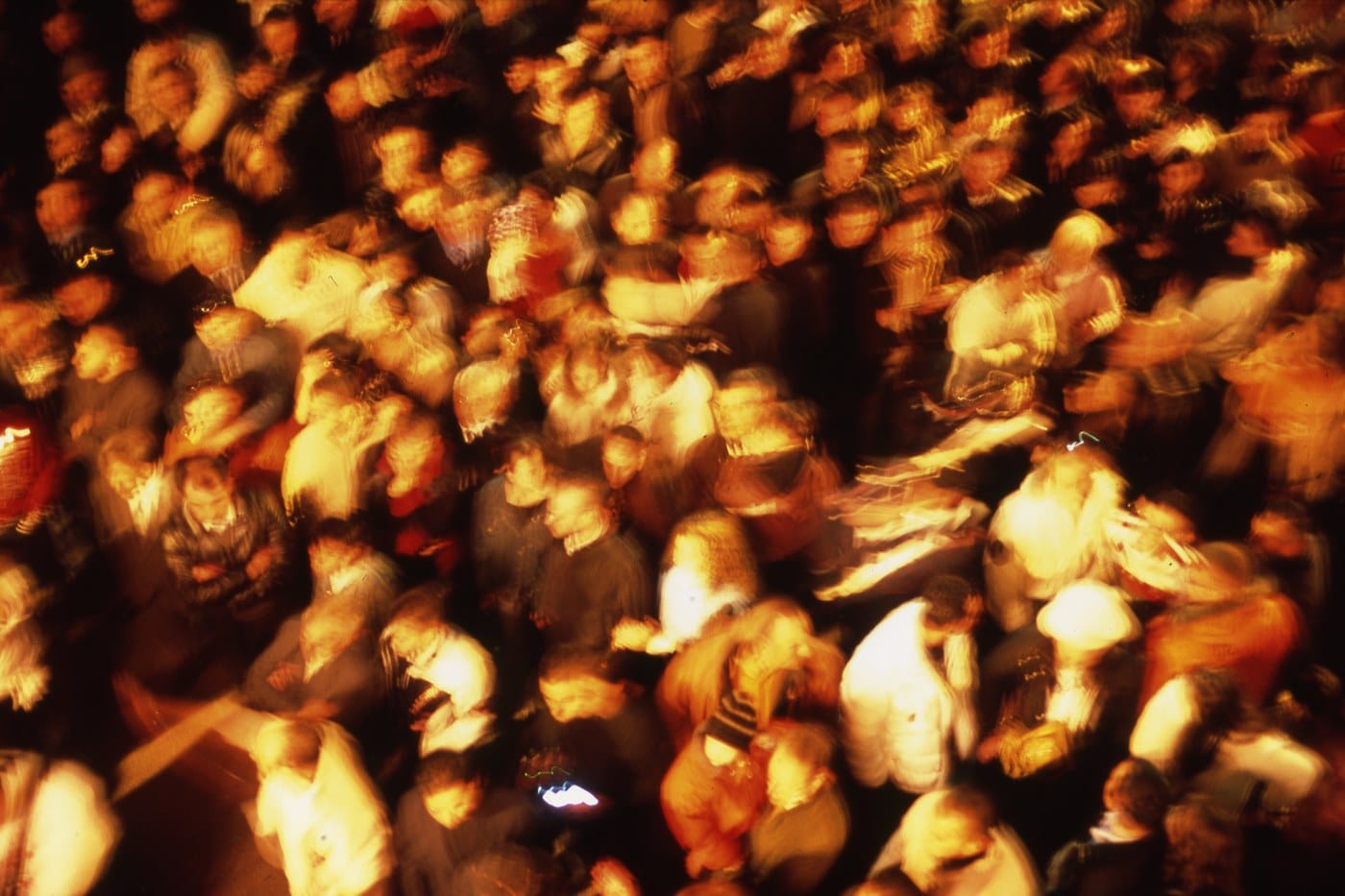 Nan Goldin, The crowd, Paternò, 2004