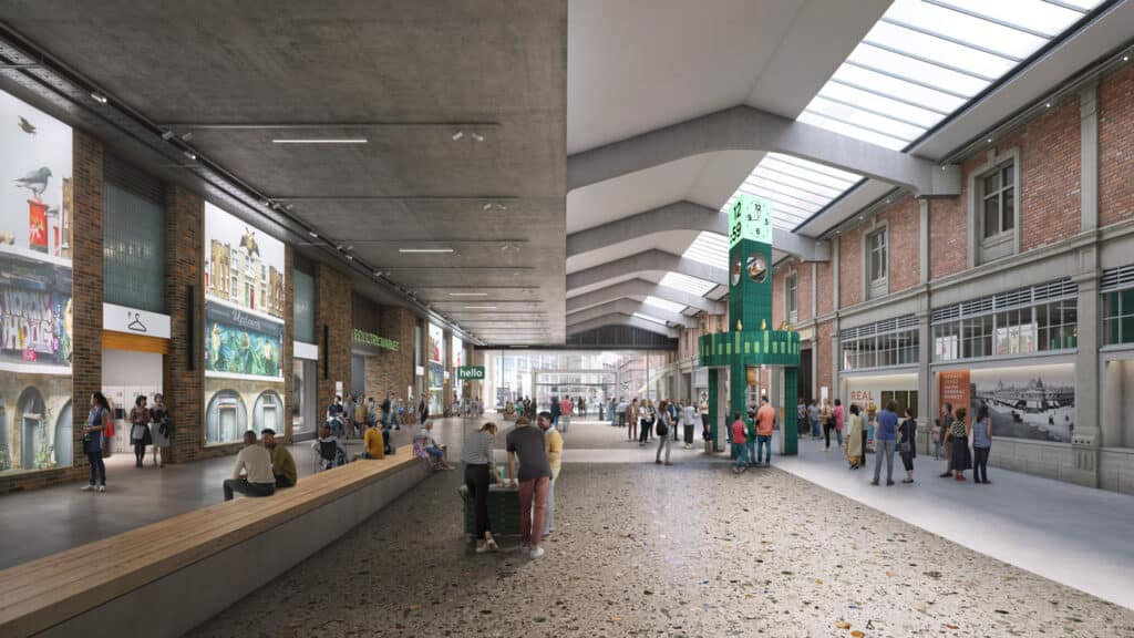 Rendering of exhibition