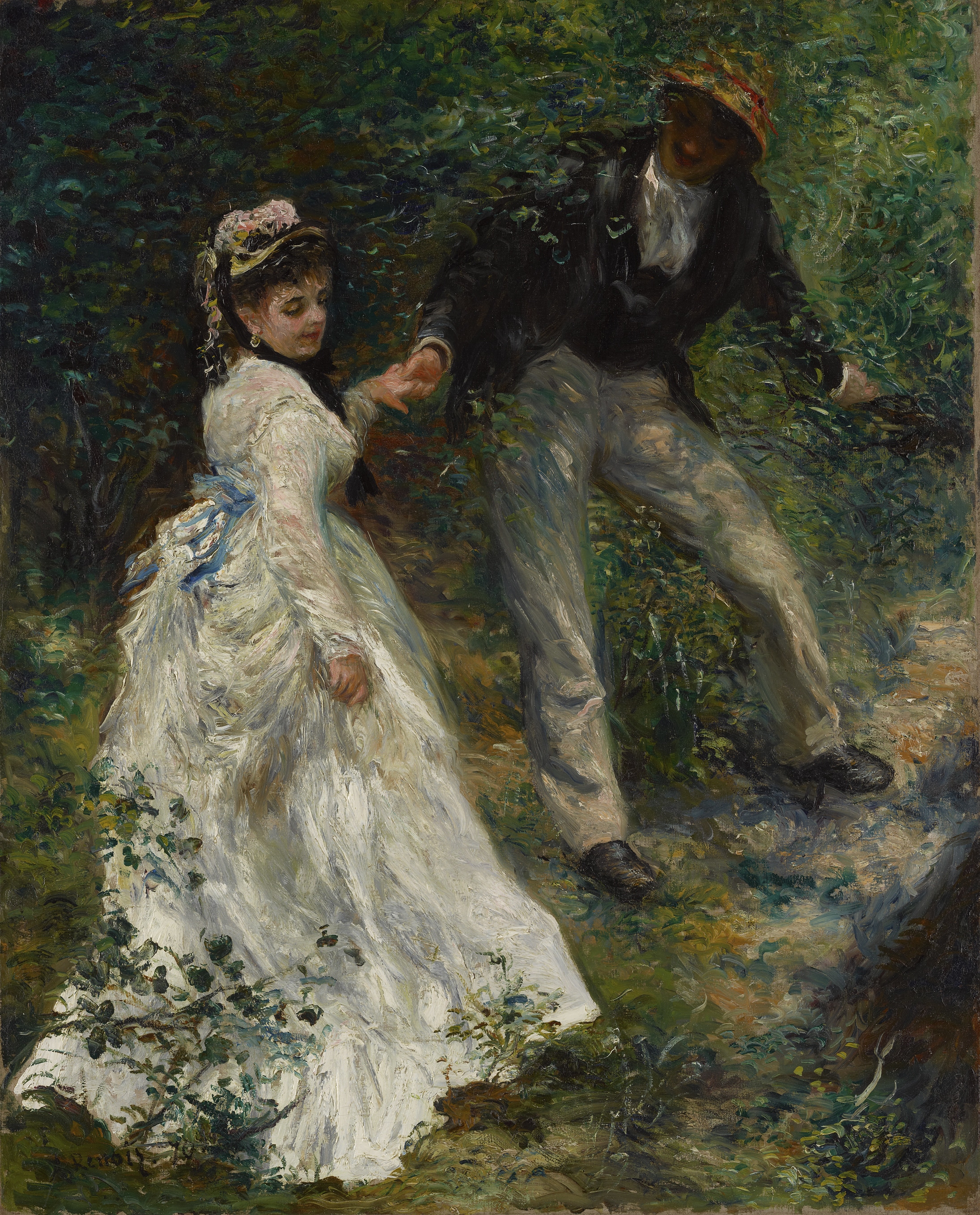 Pierre-Auguste Renoir's The Promenade, 1870