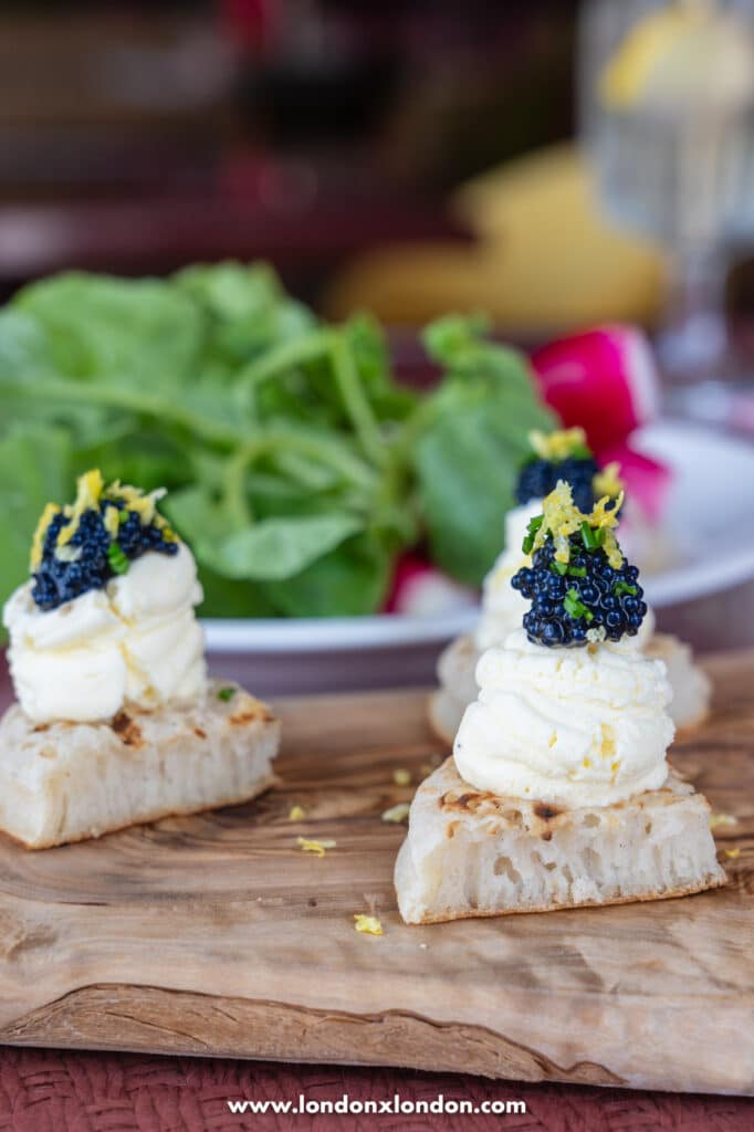 Crumpets and caviar