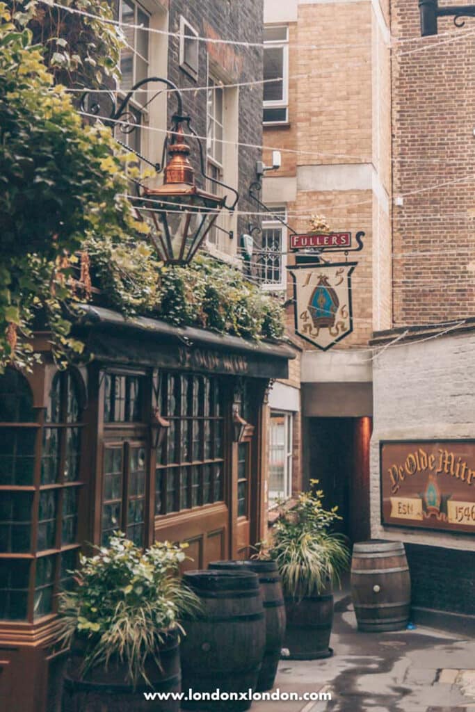 The exterior of the pub