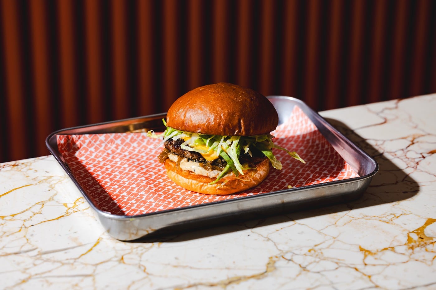 The Fake Mac burger at Zula Burger