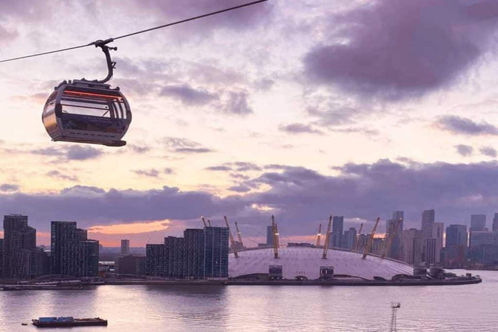 Karaoke, speed dating and marriage proposals: London’s cable car just crossed 20 million passengers