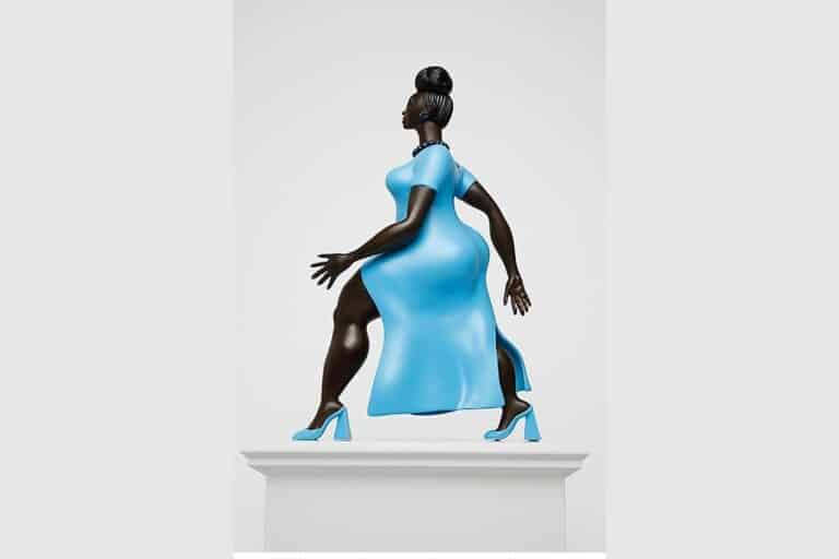 A striding woman in lapis lazuli blue: Trafalgar Square’s Fourth Plinth gets a new resident this September