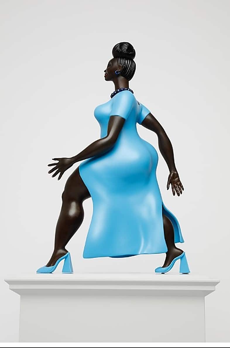 A striding woman in lapis lazuli blue: Trafalgar Square’s Fourth Plinth gets a new resident this September
