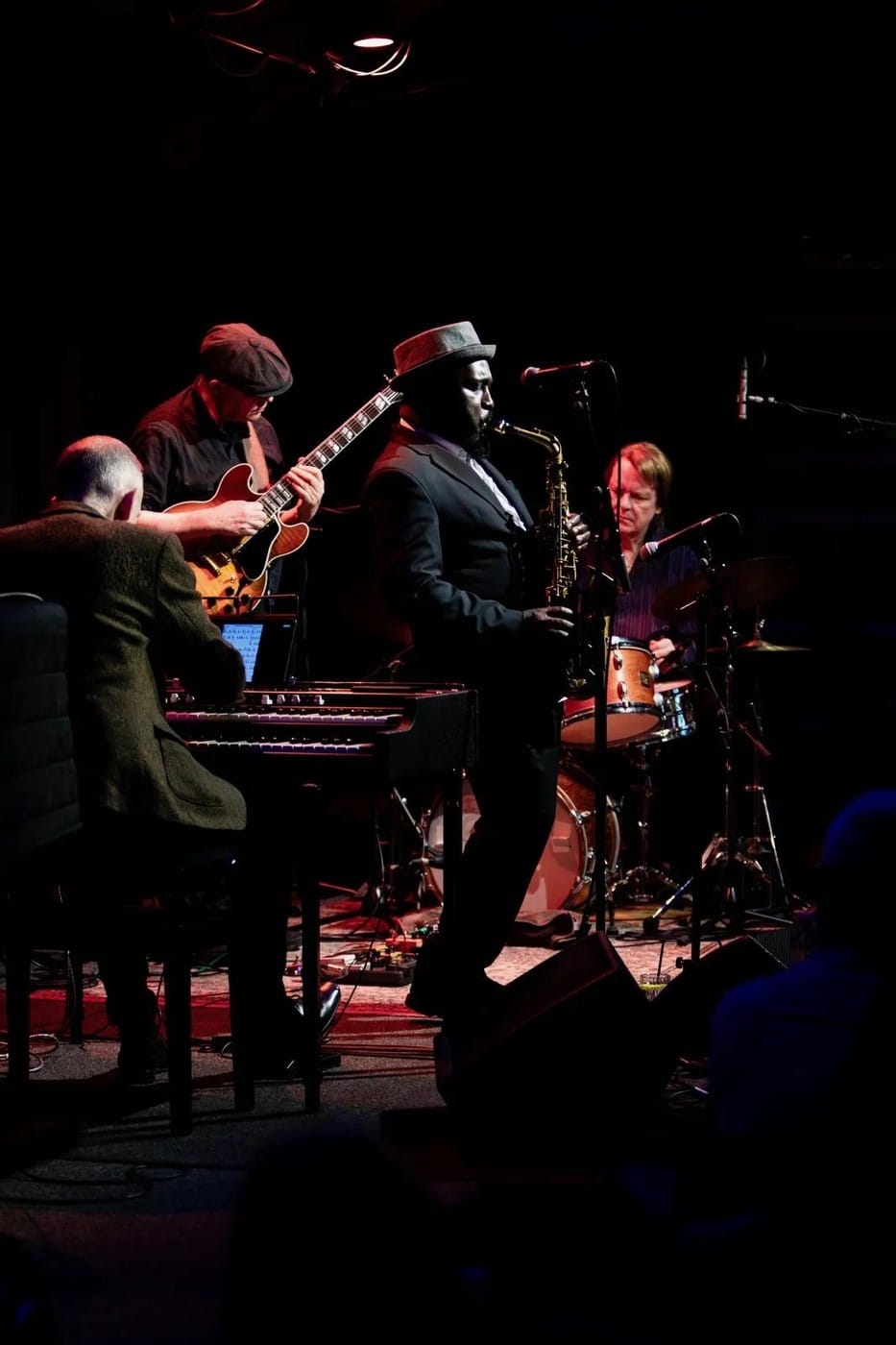 Tony Kofi and The Organisation performing live on stage