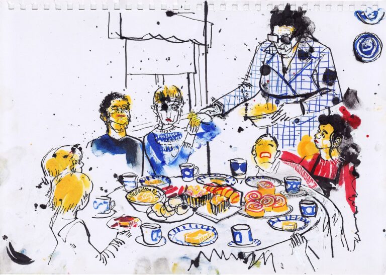 &pound;100 a ticket and everybody wins a painting: comedians are raffling off their own art in Hackney